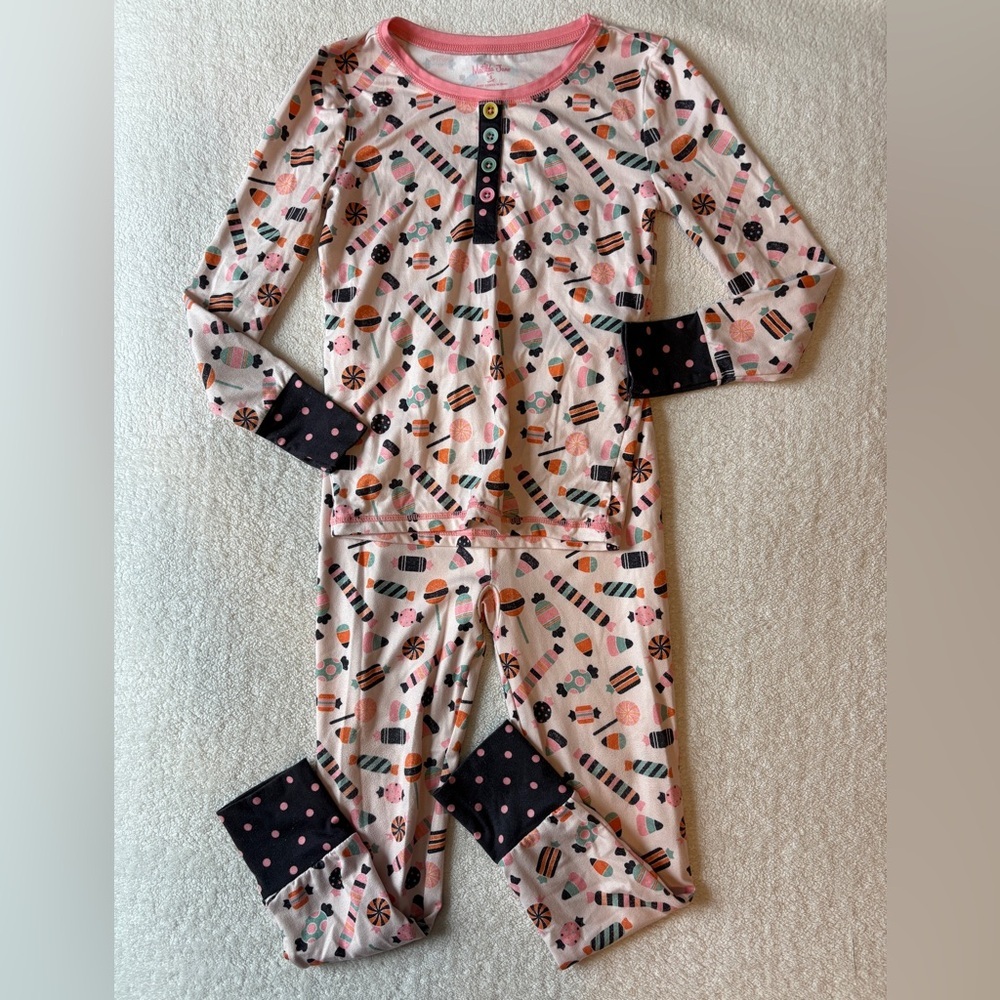 Matilda Jane Candy Print Pajamas, Sz 6